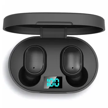 Brezžične Slušalke 5.0 Bluetooth-združljive Slušalke S Pametnim LED Zaslon Slušalke-Mini Stereo Slušalke za V uho Eearphone 54804