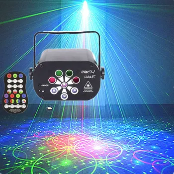 8 Lukenj 129 Vzorec USB Polnilna Led Laser Nebo Projektor DJ Vzdušje RGB Svetlobe UV Daljinski upravljalnik luç Za Spalnico 1002