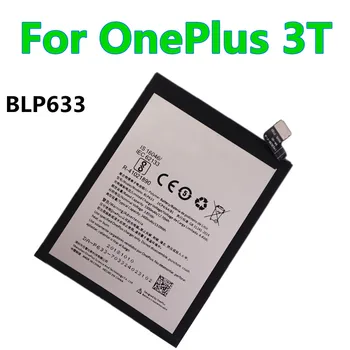 Original Baterija BLP633 Za OnePlus 3T A3010 EN PLUS Baterija Telefona 3400mAh Visoke Kakovosti Zamenjava Li-ion Baterije 10037