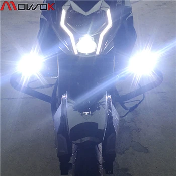 Za X-ADV 300 750 1000 XADV 750 motorno kolo LED Smerniki 12V Motocikel Vožnje Žarometi Žaromet Moto Mesto Vodja Svetlobe Žarnice