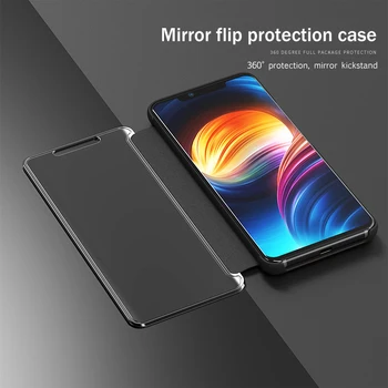 Ogledalo Flip Primeru Telefon Za Samsung Galaxy S9 S10 S8 S7 S6 Rob Plus S10E Jasen Pogled Pokrovček Za Samsung Opomba 9 8 5 4 3 Zadevo