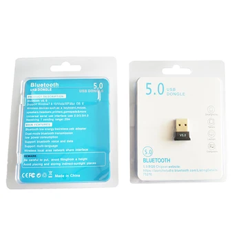 V5.0 USB Bluetooth 5.0 Adapter Oddajnik Sprejemnik Zvoka Bluetooth Dongle Brezžični USB Adapter za Računalnik Prenosni RAČUNALNIK 10066