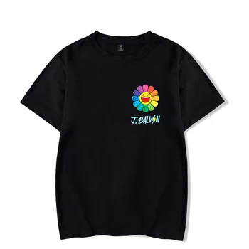 2020 Nove J BALVIN T-shirt Moški Ženske Modni Športna T Majica Harajuku Trend Pari T Shirt Ulične Moški Plus Velikost T Shirt Vrhovi 100710