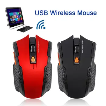 2.4 G Wireless Mouse USB Laser Gaming 6 Gumbov Miške na Baterijski Pogon Miši Z USB Sprejemnik Za Prenosni računalnik Prenosni RAČUNALNIK Desktop