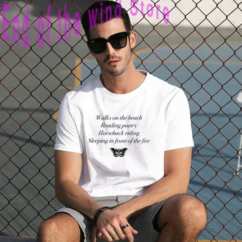 Harry Styles Metulj T-shirt Unisex Fine Line TPWK T-majice Lubenica Vrhovi Seksi Ustnice Tees Čebel Shirt Bombaž Ženski/Moški