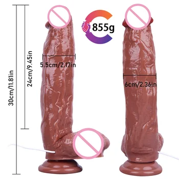 30 cm Realne opozarjanje z Vibrator z močnim Bedak Pravi glavice penisa in Postavljeno Moda Močno Multi Vibracije Odraslih Gay Igrače 101057