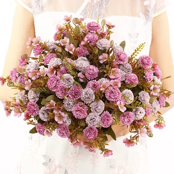 Umetne Rože Lila Simulacije Ponaredek Cvetje svate Vrt Valentinovo Doma Dekoracijo Cvet 101111