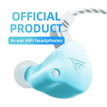 QKZ AK6-X 1,2 m Žične Slušalke za V uho HiFi Težka Bas Linijo za Nadzor Slušalke z Mikrofonom za Glasbo