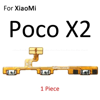 Stikalo Vklop IZKLOP Izklop Glasnosti Gumb Traku Flex Kabel Za XiaoMi Redmi Opomba 9 9S K30 5G Poco X3 X2 M2 M3 F2 Pro Max Prime