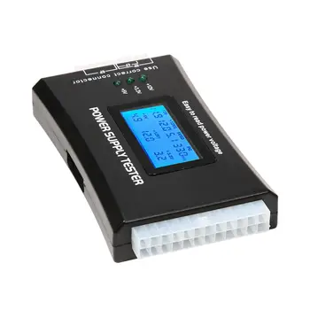 Hitri Test Digitalni LCD Moči Banke Oskrbe Tester Računalnik 20/24 Pin Napajanje Tester Podporo 4/8/24/ATX 20 Pin Vmesnik 101469