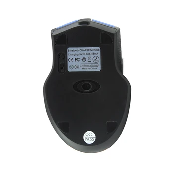 Bluetooth 3.0 Brezžične Miške za Polnjenje Ergonomska Tiho Gaming Mause 1600 DPI Optična Prenosna Miši Za Xiaomi Telefon, Prenosni računalnik