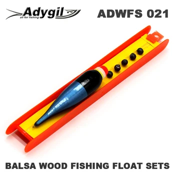 Adygil Balsa Lesa Ribolov Float Določa ADWFS 021 Plavanje 5g Dolžina Vrstice 40 cm Trnek Velikosti #10 5pcs/veliko 10211