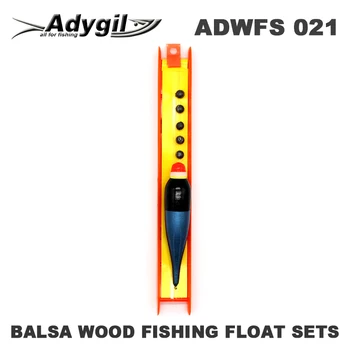 Adygil Balsa Lesa Ribolov Float Določa ADWFS 021 Plavanje 5g Dolžina Vrstice 40 cm Trnek Velikosti #10 5pcs/veliko
