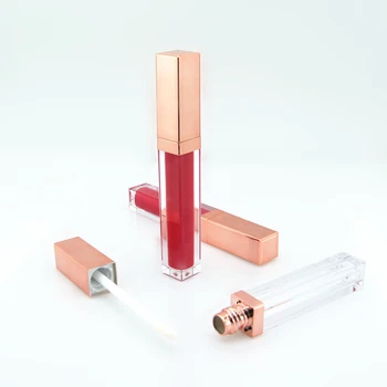Vroče 5ml Rose Zlata Lip Gloss Cevi DIY Prazno Kozmetični Posodo Povratne Steklenice Tekoče Šminka Shranjevanje Steklenice