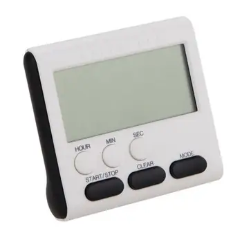 Kvadratni Digitalni LCD Zaslon Kuhinjski Timer, Digitalno Kuhanje Count Up Odštevanje Alarm Spanja Štoparice Ura Kuhinjski Timer Za Kuhanje 10285