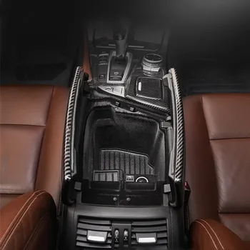 Avto Styling Centralne Armrest Polje zaščitni Pokrov Trim Za BMW Serije 5 F10 2011-2017 Ogljikovih Vlaken Color Notranja Oprema