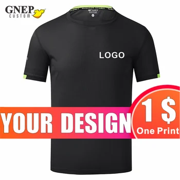 Hitro Sušenje Športnih T-Shirt Osebno Design Logotip Podjetja Po Meri Logo Tisk, Vezenje Vzorec Besedila Dihanje T-Shirt
