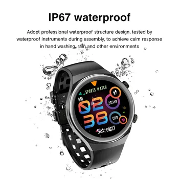 2021 Nov EKG Pametno Gledati Moške Bluetooth Klic Polni, Zaslon na Dotik, IPX7 Nepremočljiva Šport Smartwatch Za Android IOS 30 Dni Pripravljenosti