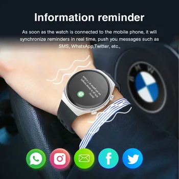 2021 Nov EKG Pametno Gledati Moške Bluetooth Klic Polni, Zaslon na Dotik, IPX7 Nepremočljiva Šport Smartwatch Za Android IOS 30 Dni Pripravljenosti