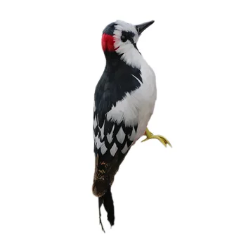 Colorful Artificial Woodpecker Bird Garden Decor Adorable Toy 33x10x6cm