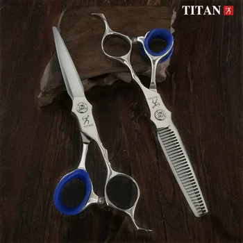 Titan profesionalne frizerske škarje frizer škarje 6.0 palčni cut redčenje barber orodje 104034