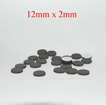 25/50/100 KOS 12*2 mm Krog Magnetne Nalepke, Hladilnik Magnet DIY Hladilnik Nalepke Material