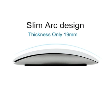 Brezžična Arc Touch Čarobno Miško Ergonomska Ultra Tanek Polnilna Miši Optični 1600 DPI za Apple Macbook Miško Wireles 104302