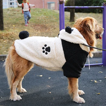 Big Dog Plašč Suknjič Velika Oblačila Za Pse, Welsh Corgi Shiba Inu Samoyed Husky Labrador Zlati Prinašalec Oblačila Pet Obleko Hoodie