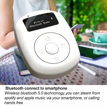 Mini DAB/DAB+ Radio Šport Radijski Sprejemnik Podporo 3,5 mm Slušalke Bluetooth Prostoročno 60 Postaja z 1