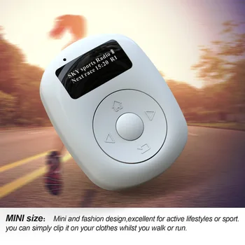Mini DAB/DAB+ Radio Šport Radijski Sprejemnik Podporo 3,5 mm Slušalke Bluetooth Prostoročno 60 Postaja z 1