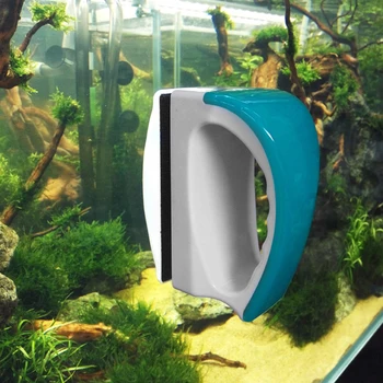 Mini Magnetni Fish Tank Akvarij Glass Cleaner Krtačo Magneti Močno Magnetno Čisto Mrtev Konča Vrag-Brezplačno Domače Dodatki