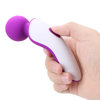 Mini Vibrator z vibriranjem Massager Palico Ženska Masturbacija Klitoris Spodbujanje Čarobno AV Palico 9 Hitrosti Sex Igrače za Ženske