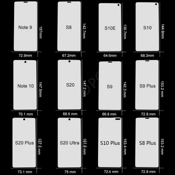 2Pcs 100D Screen Protector For Samsung Galaxy S10 S8 S9 S20 Plus Ultra Polno Kritje Mehko Film Za Samsung Note 10 9 Film Ni Stekla