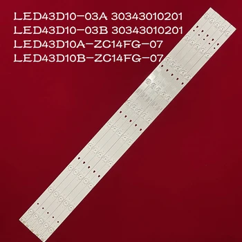 LED osvetlitev ozadja Trakovi za LE43U6500U 43UK30G 43UX10S 43UR50GU LC430EGY-SJM1 FD4351A-LU LED43D10-03(А) LED43D10-04(A) 105571