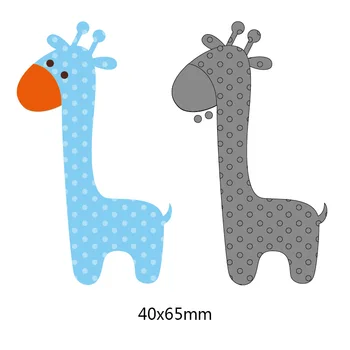 Ustvarjalno, Srčkan Žirafa Ogljikovega Jekla za Rezanje Umre Matrica Plovila za DIY Album Cut Znamk Umre Okrasni Papir Obrti