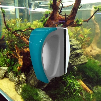 Mini Magnetni Fish Tank Akvarij Glass Cleaner Krtačo Magneti Močno Magnetno Čisto Mrtev Konča Vrag-Brezplačno REME889 105714