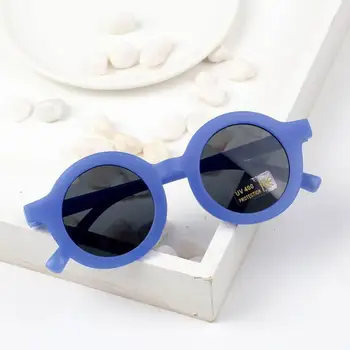 Srčkan Otrok sončna Očala Fantje Dekleta Letnik Okrogla sončna Očala z UV očala Zaščito Lahka Očala za Otroke Toddlers