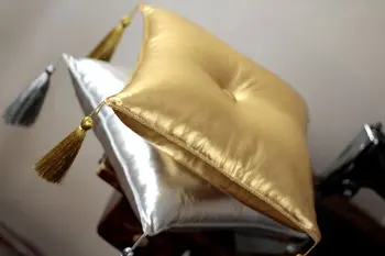 Silver & Gold tassel Blazino blazine z izpolnitvijo Pasu Vzglavnik avtomobila kavč posteljni sobi doma Dec trgovina na debelo FG1028