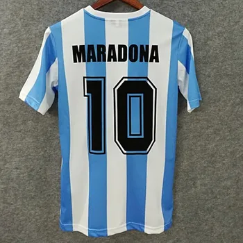 Klasičen Retro Maradona Leta 1986 #10 Spomin Majico