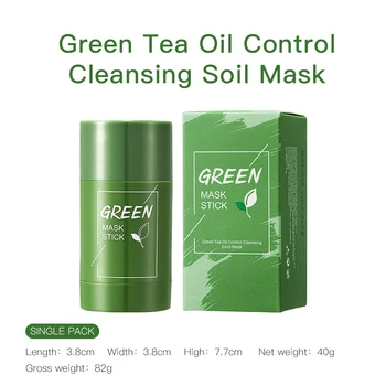 Čiščenje Zelenih Palico Zeleni Čaj Palico Masko Čiščenje z Glino Palico Masko Olje Nadzor Anti-akne Jajčevec za Nego Kože, Zob MP