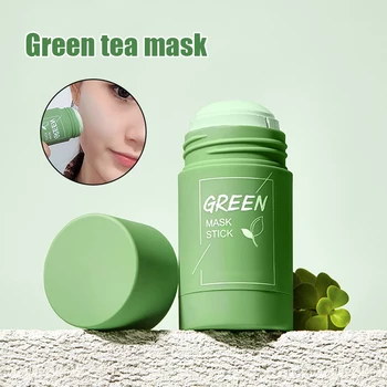 Čiščenje Zelenih Palico Zeleni Čaj Palico Masko Čiščenje z Glino Palico Masko Olje Nadzor Anti-akne Jajčevec za Nego Kože, Zob MP
