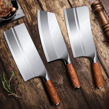 CHUN Visoke Kakovosti Kuhinjski Nož Določa 4Cr13mov iz Nerjavečega Jekla Kitajski Kuhanje Kuhar Sekljanje, Rezanje Nož Cleaver Set Nožev