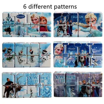 Nove Disney Infinity Kocki Zamrznjene Igrača Zgodba vzorec trg Puzzle Igrače Lajšanje Stresa Smešno Roko Igra šest Kotu Labirint Igrače za otroka