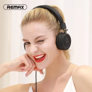 Remax hi-fi zvok gaming slušalke z mikrofonom Hrupa Preklic 3.5 mm AUX žično Zložljiva Prenosna slušalke za PC glasbe mp3, mp4 10718