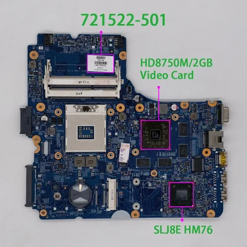 Za HP ProBook 440 450 470 721522-501 721522-001 721522-601 HM76 HD8750M/2 GB Prenosni računalnik z Matično ploščo Testiran & Delajo Odlično