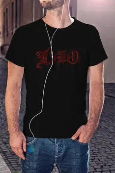 Ronnie James Dio Človek Black T Shirt Rock Band Tee Elf Majica Črna Kovinski Sabath 107520