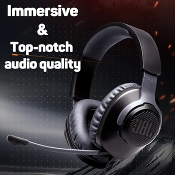 JBL QUANTUM100 Gaming 7.1 Slušalke z Mikrofon Mikrofon Zložljive Slušalke za PS4 za Nintendo Stikalo za Xbox En PC, TV, Telefon 107650