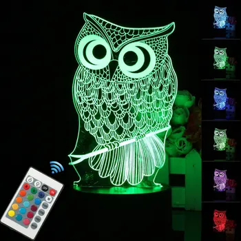 1/5/10/15PC Kabel USB Touch 3D LED Luči Imetnik Lučka Znanja Noč Svetlobe, Zamenjava 7 Barvno Pisane Luči Znanja Namizni Dekor Imetnika