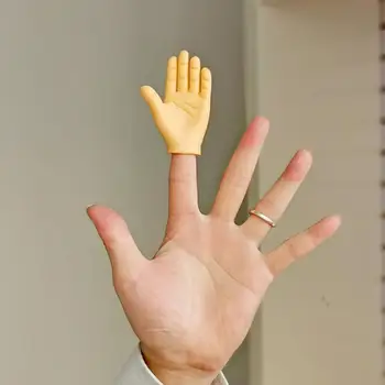 Risanka Smešno Prst Novost Palm Prst Ustvarjalne Prst Tlaka Majhnih Roko Model Igrača Halloween Darilo Igrača Smešno Mačka Igrača