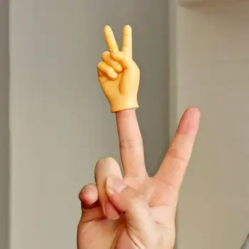 Risanka Smešno Prst Novost Palm Prst Ustvarjalne Prst Tlaka Majhnih Roko Model Igrača Halloween Darilo Igrača Smešno Mačka Igrača